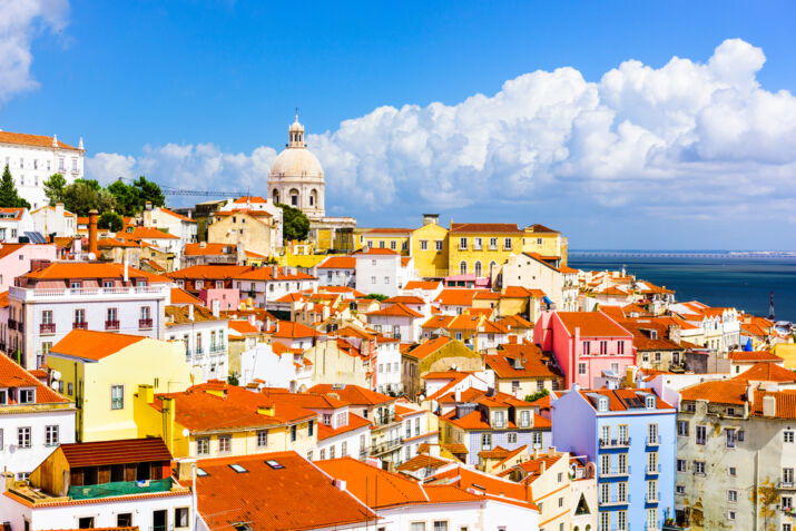 lisbon,,portugal,town,skyline,at,the,alfama.